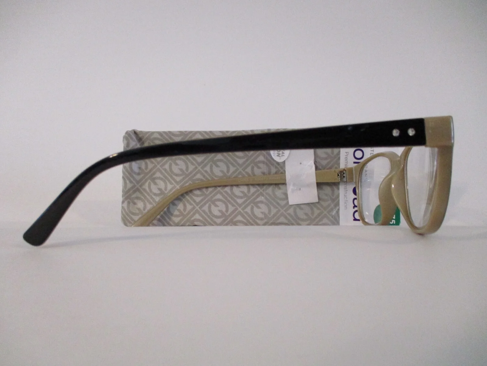 2 Pair Foster Grant Kinsey Black Women Reading Glasses Case 2.50 2.75 3.25 New 4