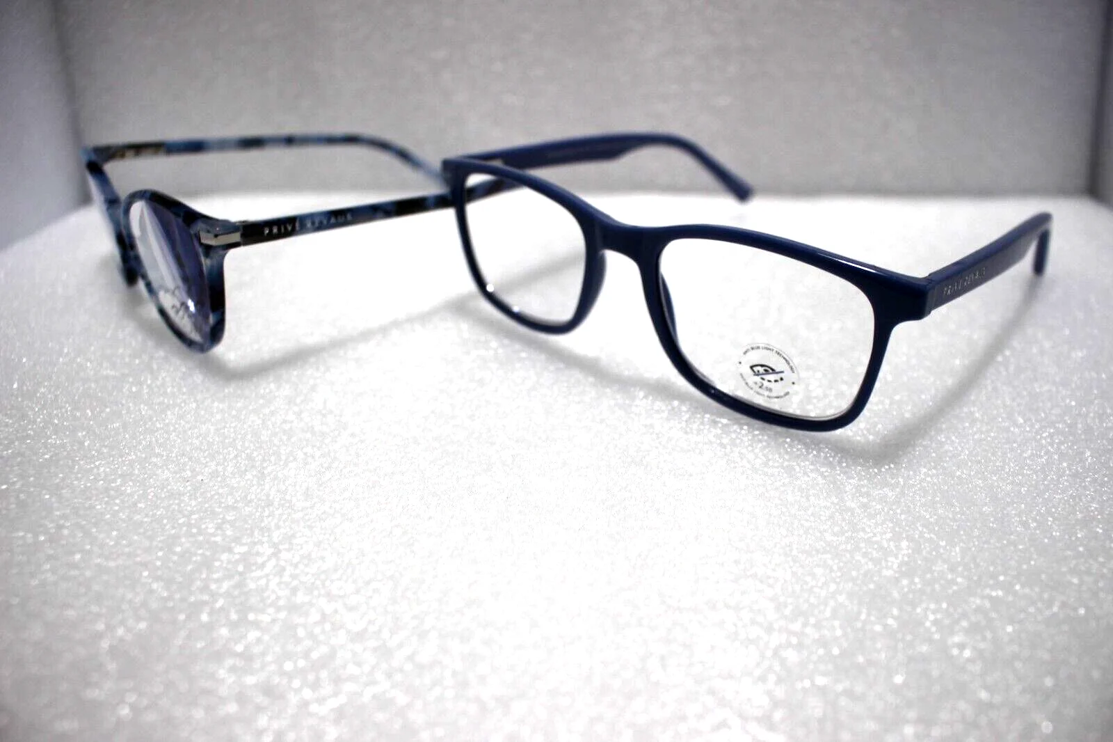 2 PAIRS PRIVE REVAUX EYEGLASSES DYNAMIC DUO PJP 51-18-144/JBW 53-16-140 +2.50 2