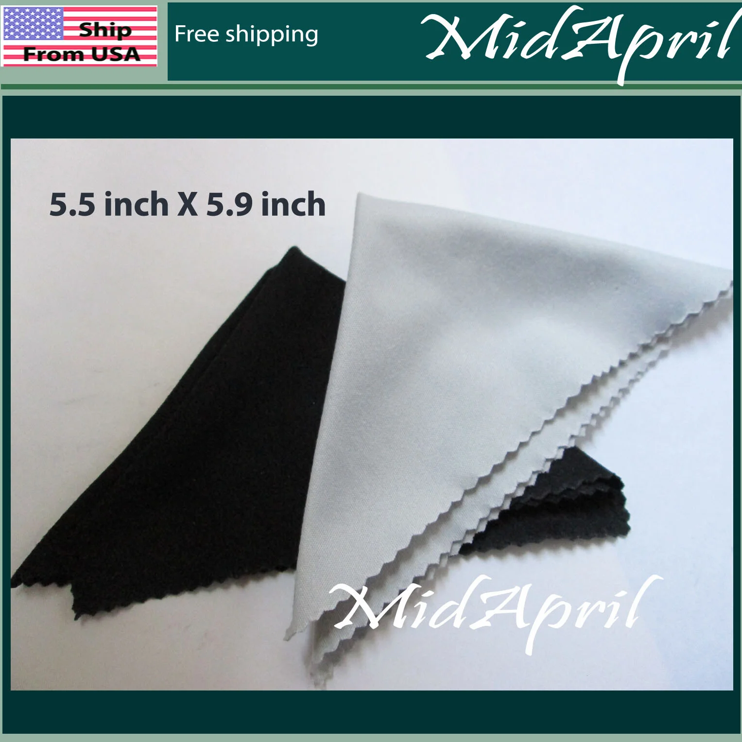 2 pieces Premium MICROFIBER cloth Eyeglass Cleaning Camera LCD Screen Sunglass 4