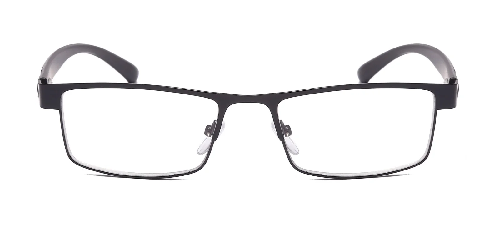 2 PK Mens Rectangular Blue Light Blocking Reading Glasses Spring Hinge Readers 4