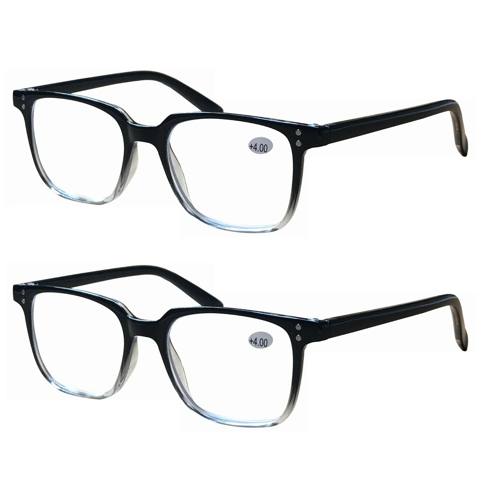2 PK Unisex Blue Light Blocking Reading Glasses Computer Readers For Men Women