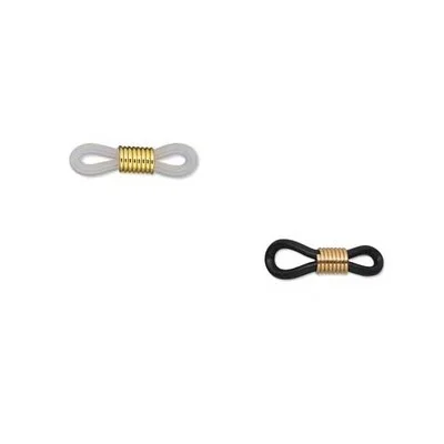 2 Rubber Eyeglass Holder Necklace Findings for Eye or Sun Glasses With Loops 3