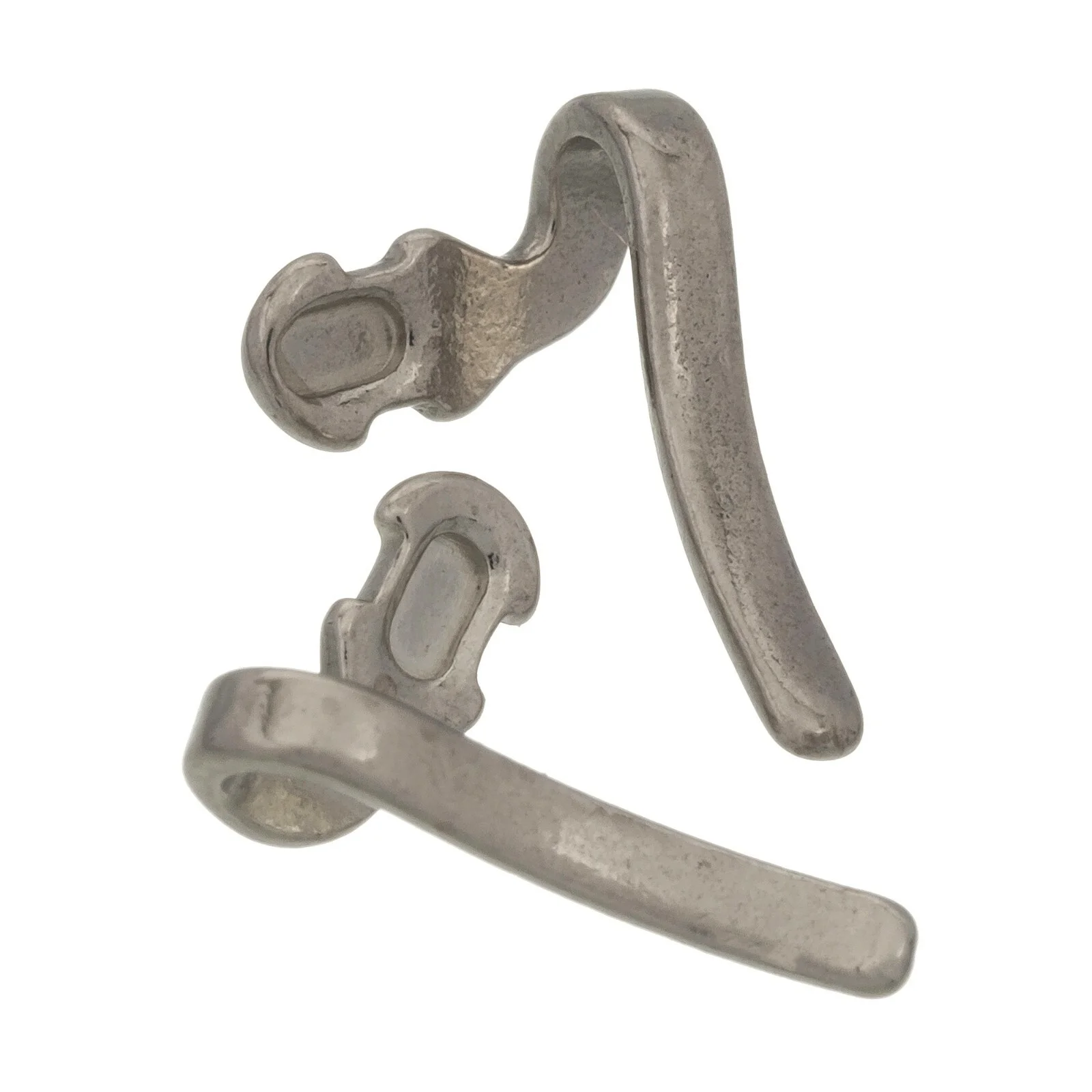 2 Sets Push In Nose Pad Holder Arm Nickle Glasses Eyeglass Push On Frame Part 3