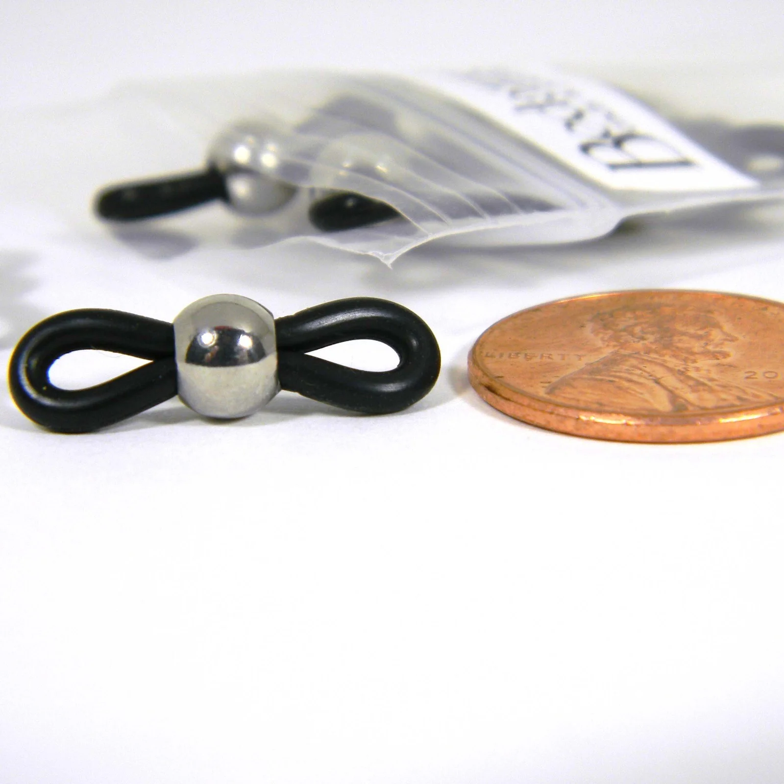 2 Stainless Steel Beaded Eyeglass Holder Necklace Findings for Eye & Sun Glasses 3