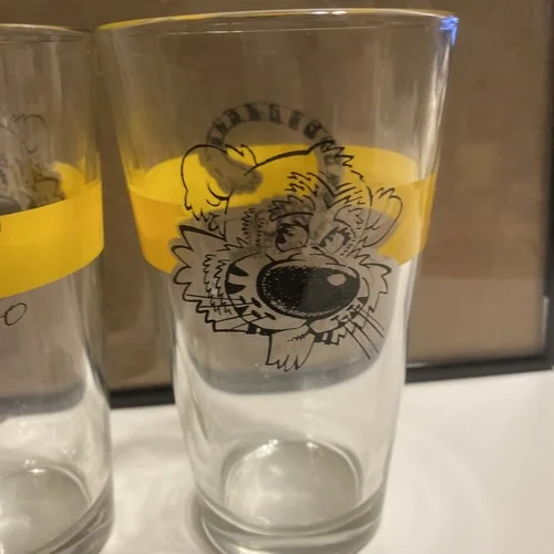 2 Vintage Missouri Tigers Glasses Truman Mizzou John Darkow Columbia Tribune 2
