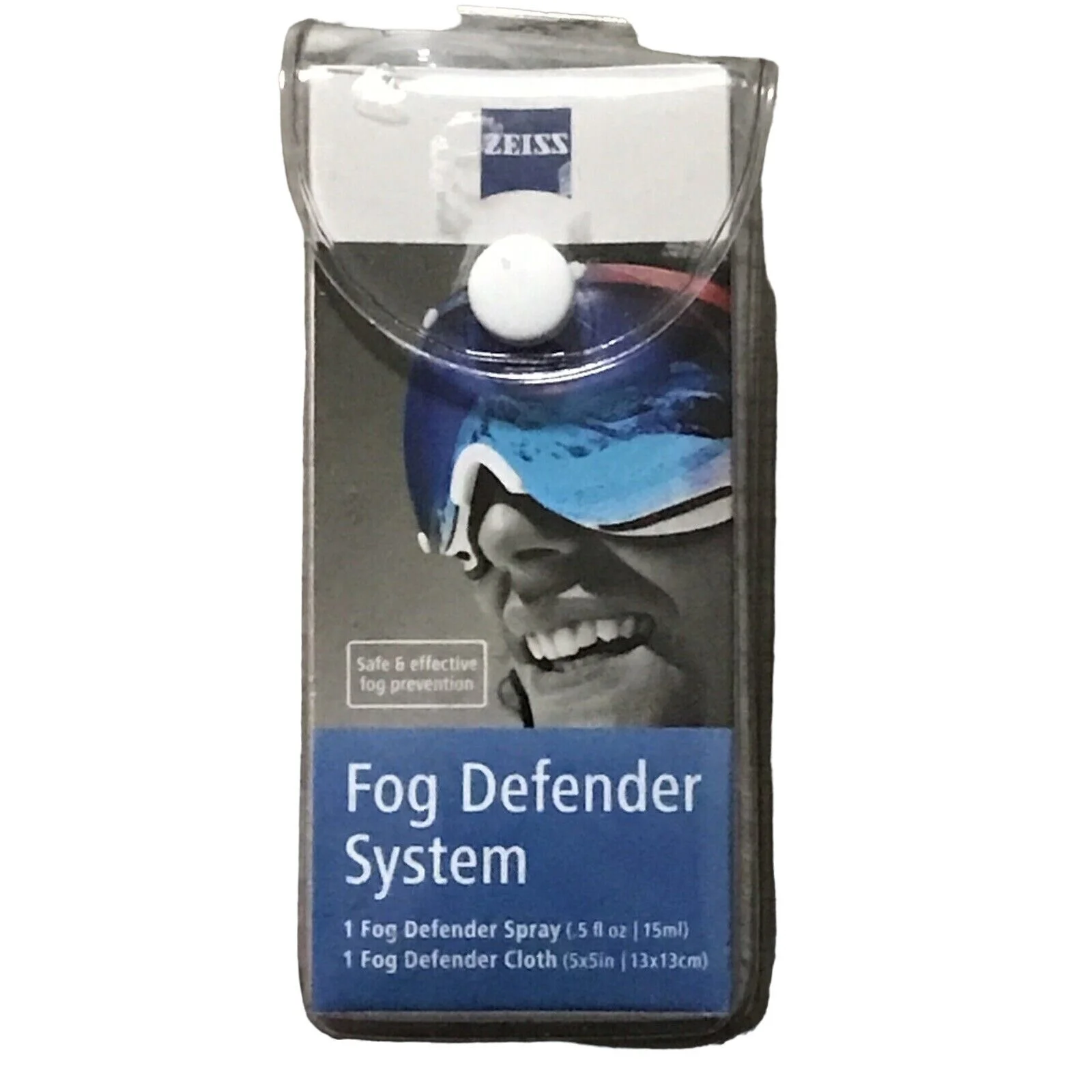 2 Zeiss Eyeglass Cleaner Anti-Fog Defender Kit - For Foggy Glasses Goggles Mask