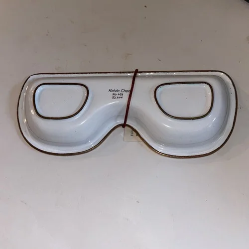 2001 Kelvin Chen Enamel Eyeglass Holder Golf Theme NWT 3