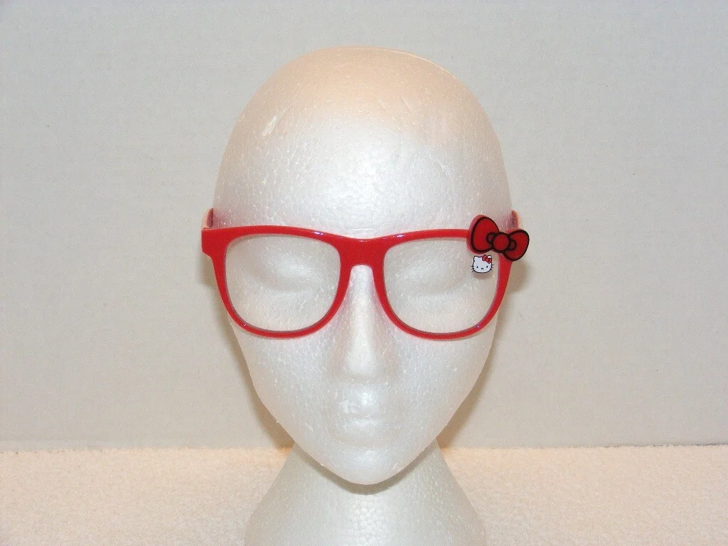 2013 HELLO KITTY HK-213106 RED FRAMED EYEGLASSES