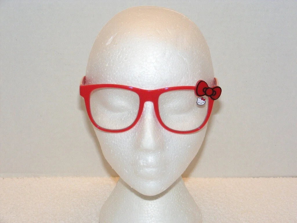 2013 HELLO KITTY HK-213106 RED FRAMED EYEGLASSES 2