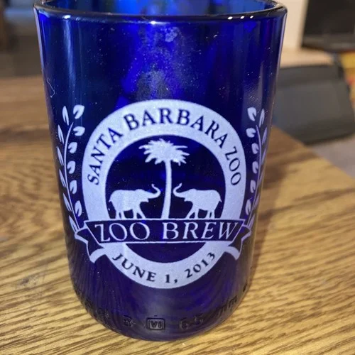 2013 Zoo Brew Glass, Santa Barbara Zoo 3-1/2