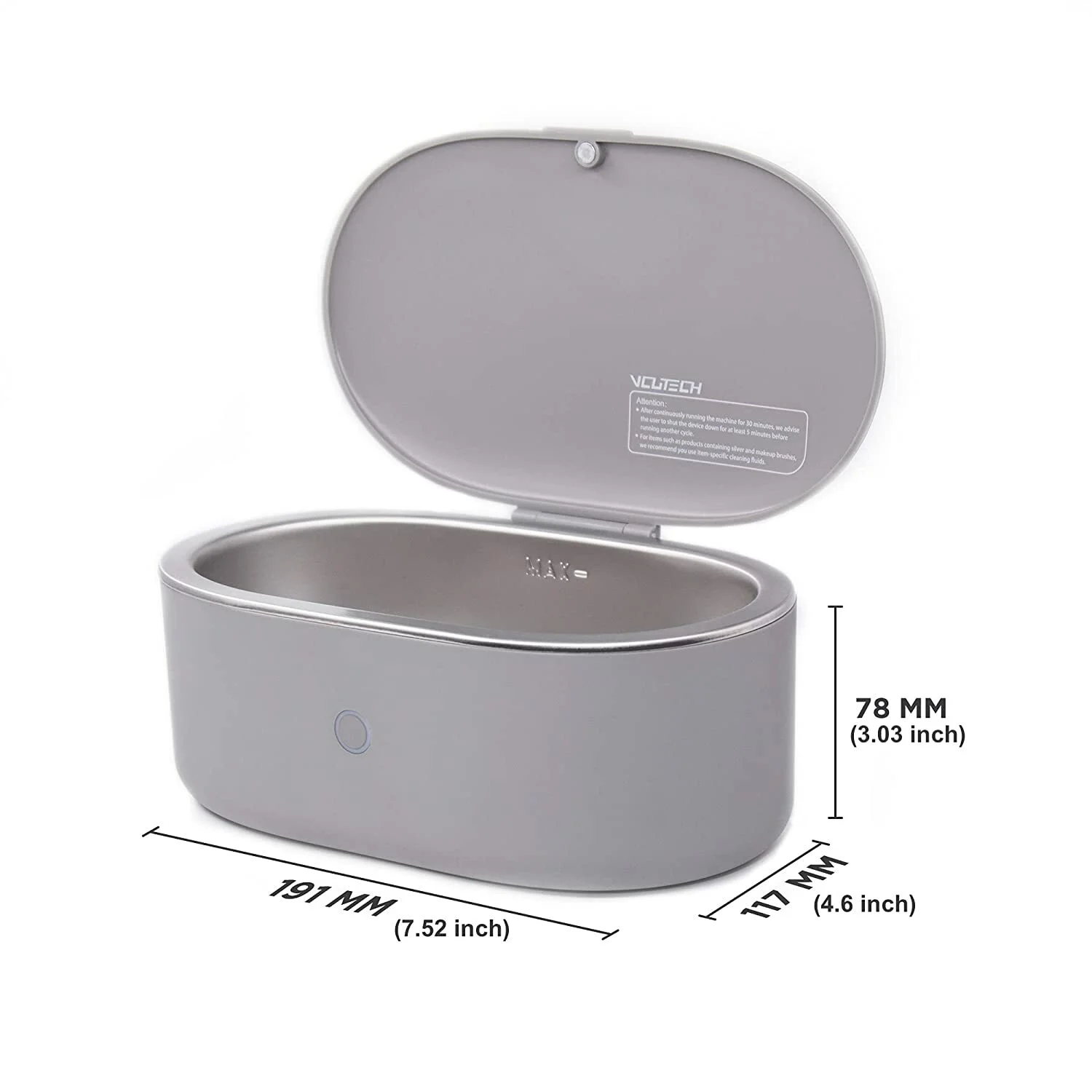 2021 Ultrasonic Cleaner For Jewelry, Eyeglasses, Coin and Time Settings 3
