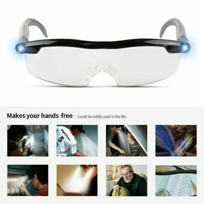 2022 NEW MIGHTY SIGHT LED Magnifying EYEWEAR Battery Glasses Magnifier 160% 2