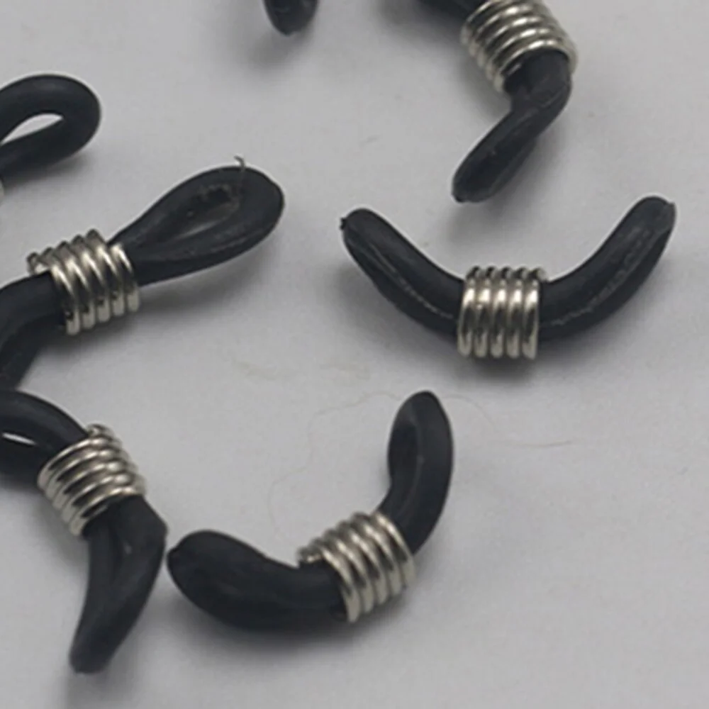 20pc Rubber Ends Spectacle Eyeglass Cord Buckle Chain Holder Glasses Buckle Ring 3
