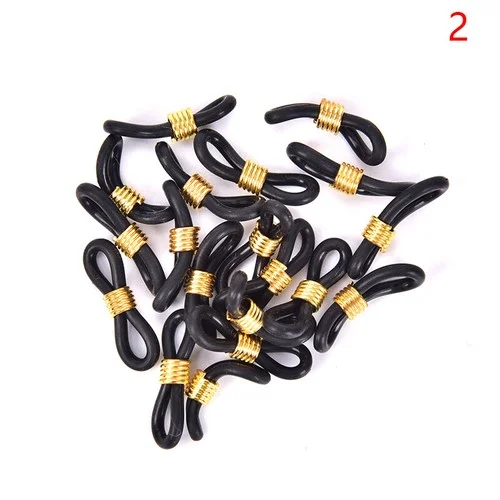 20Pcs Eye Glasses/Spectacle Chain Strap Holder Rubber Loop End Findings DIY K Cq 2