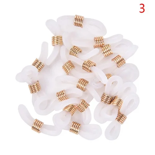20Pcs Eye Glasses/Spectacle Chain Strap Holder Rubber Loop End Findings DIY K Cq 3