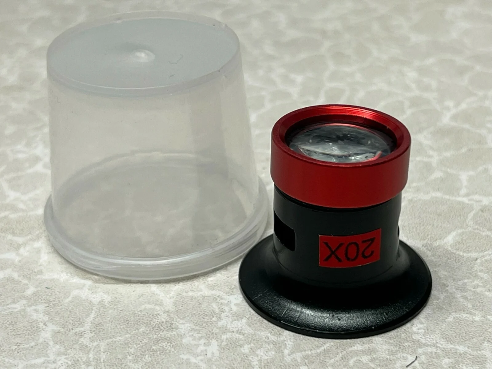 20X Jewellers Monocle Loupes Loop Magnifying Eye Glass Watch Jewelry Repair Kit