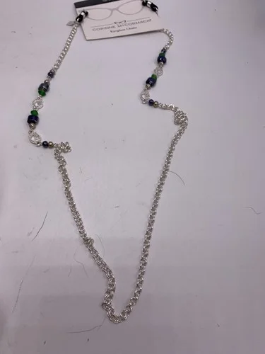 $24 Corinne McCormack Eyeglass Chain silver tone 2
