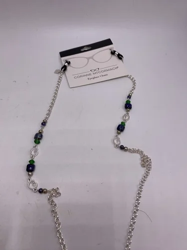 $24 Corinne McCormack Eyeglass Chain silver tone 3