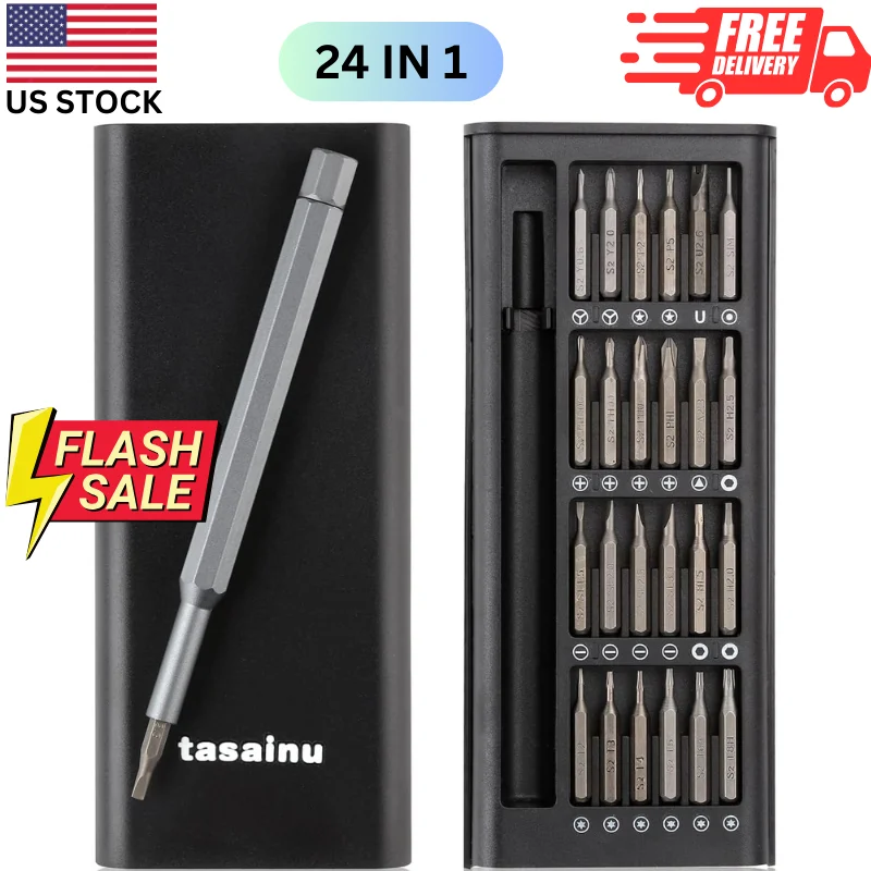 24 in 1 Small Screwdriver Magnetic Set for Electronics Eyeglasses Watches Repair