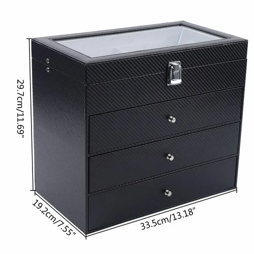 24 Slots Glasses Storage Display Case Organizer Box For Sunglasses Eyeglass Gift 2