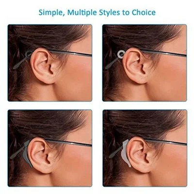 24pcs Eyeglasses Ear Grips Anti Slip Eyeglass Retainer Premium Silicone Ear Hook 2