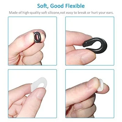 24pcs Eyeglasses Ear Grips Anti Slip Eyeglass Retainer Premium Silicone Ear Hook 4