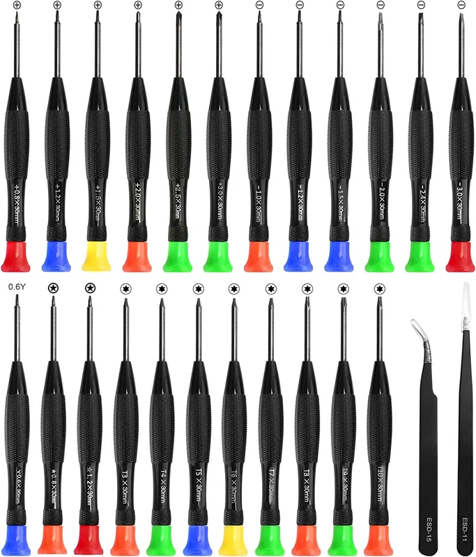 25 PCS Precision Magnetic Screwdriver Set Eyeglass Watchmaker Computer Jewelers 2