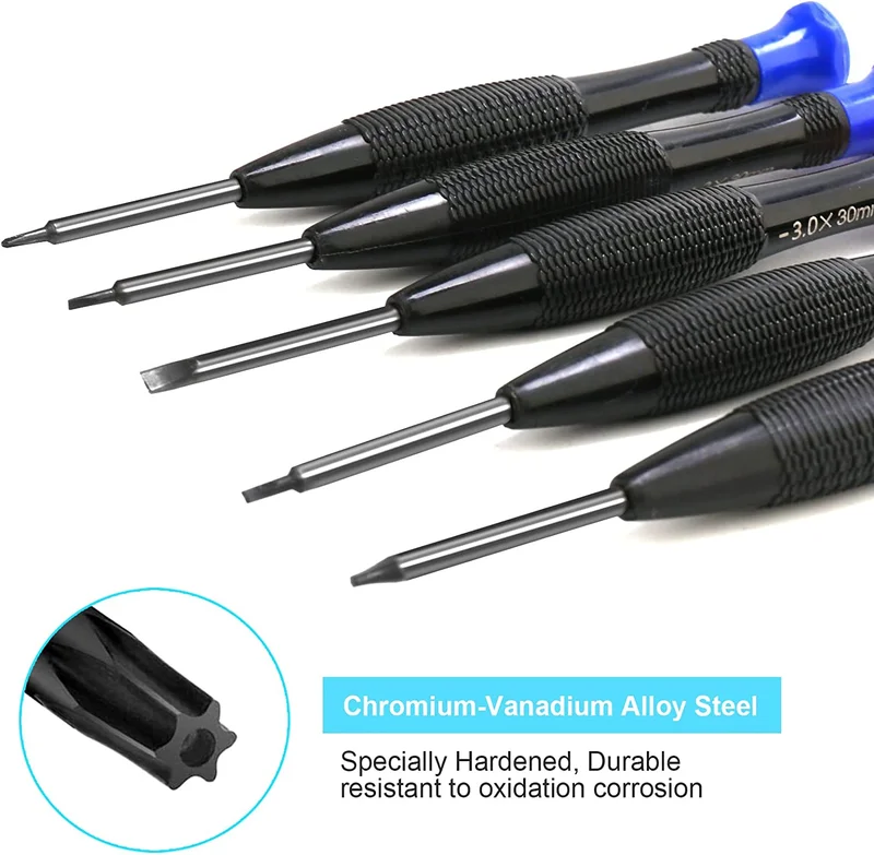 25 PCS Precision Magnetic Screwdriver Set Eyeglass Watchmaker Computer Jewelers 4