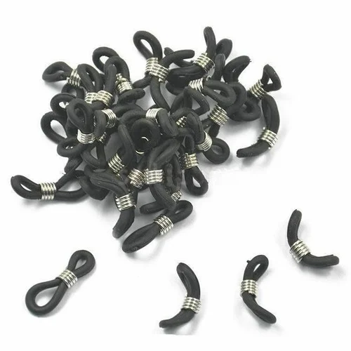 25/50Pcs Eye Glasses/Spectacle Chain Strap Holder Rubber Loop End Findings DIY 2