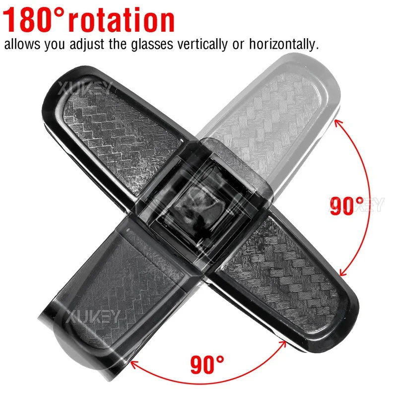 2Pack For Car Glasses Sunglasses Eyeglass Ticket Card Auto Sun Visor Clip Holder 4
