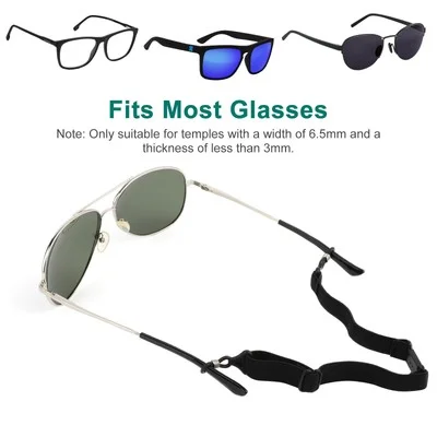 2pcs Elastic Glasses Strap Neck Cord Sports Eyeglasses Band Holder Sunglasses US 4