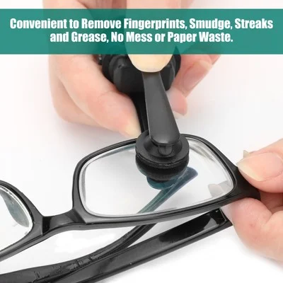 2pcs Eyeglass Glasses Lens Cleaner Carbon Microfiber Brush Screen Cleaning Tool 3