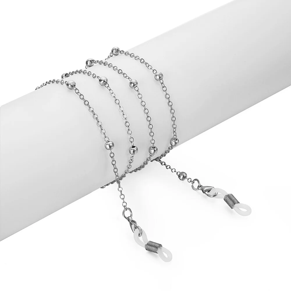 2pcs Eyeglasses Chain Eyeglass Lanyard Eyeglass Holder Necklace 3