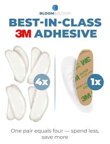 2PCS Silicone Anti-Slip Stick On Nose Pads for Eyeglass Sunglasses Eye Glasses 2