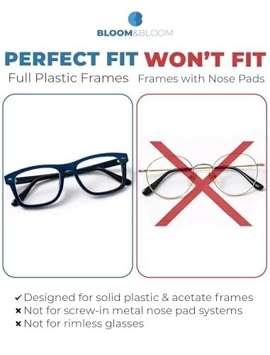2PCS Silicone Anti-Slip Stick On Nose Pads for Eyeglass Sunglasses Eye Glasses 3