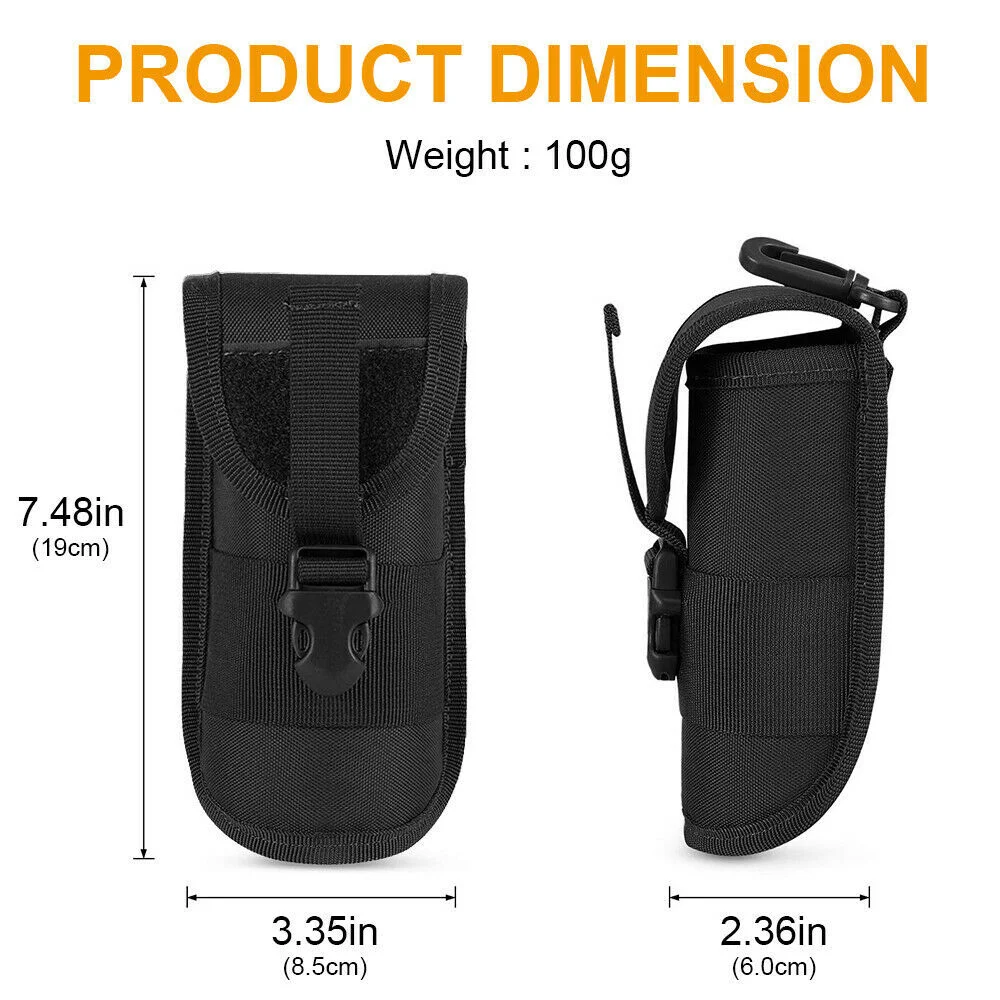 2PCS Tactical MOLLE Eyeglass Case Shell Sunglasses Bag Shockproof Protective Box 2