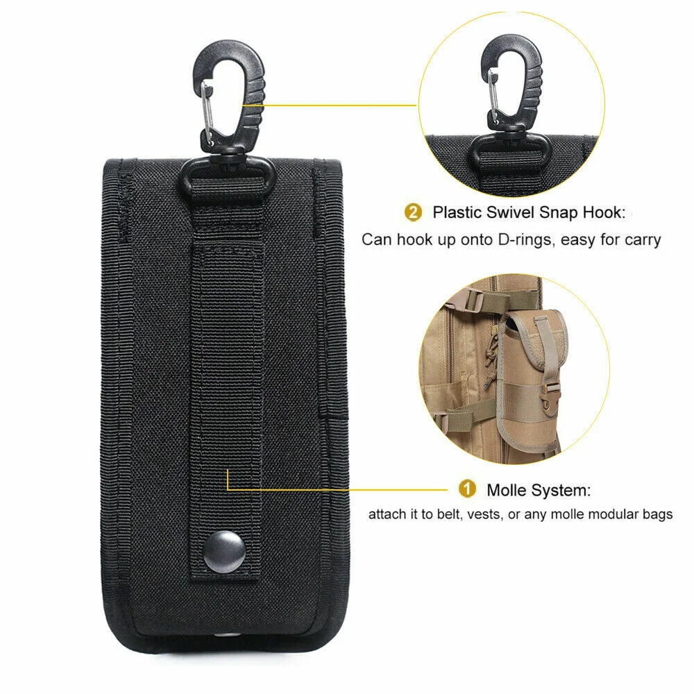 2PCS Tactical MOLLE Eyeglass Case Shell Sunglasses Bag Shockproof Protective Box 3