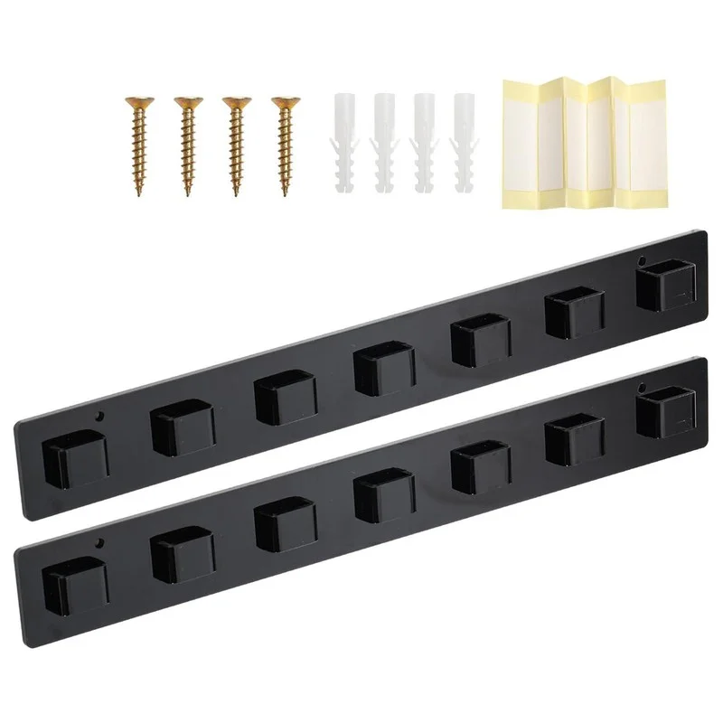 2PCS Wall Mounted Sunglasses Eyeglasses Display Rack Eyewear Holder Organizer 3