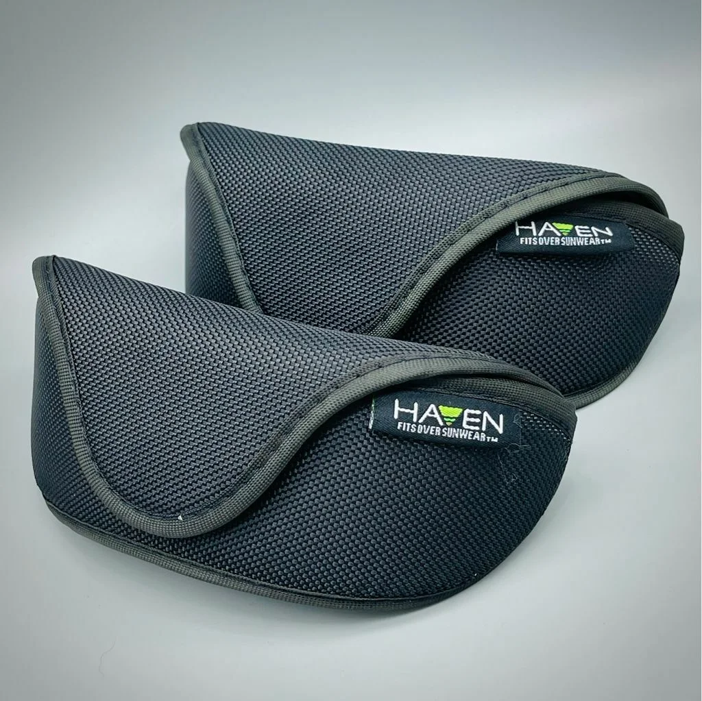 2x Soft Cases for Sunglass Eyeglass by Haven 3