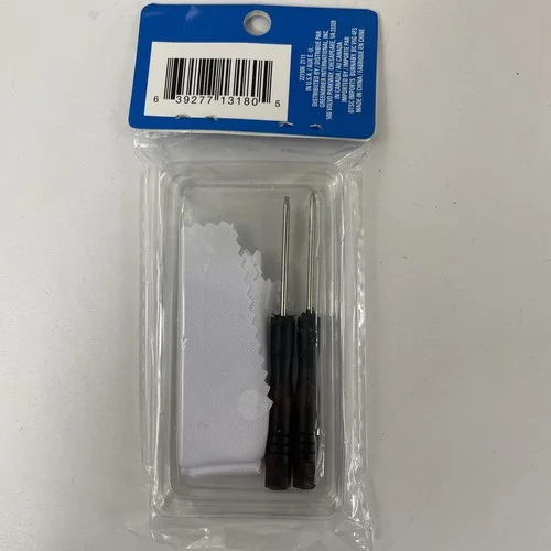 2X Universal Eyeglass Repair Kit Sun Glass Eyeglass Screwdriver Screws Nose Pads 3