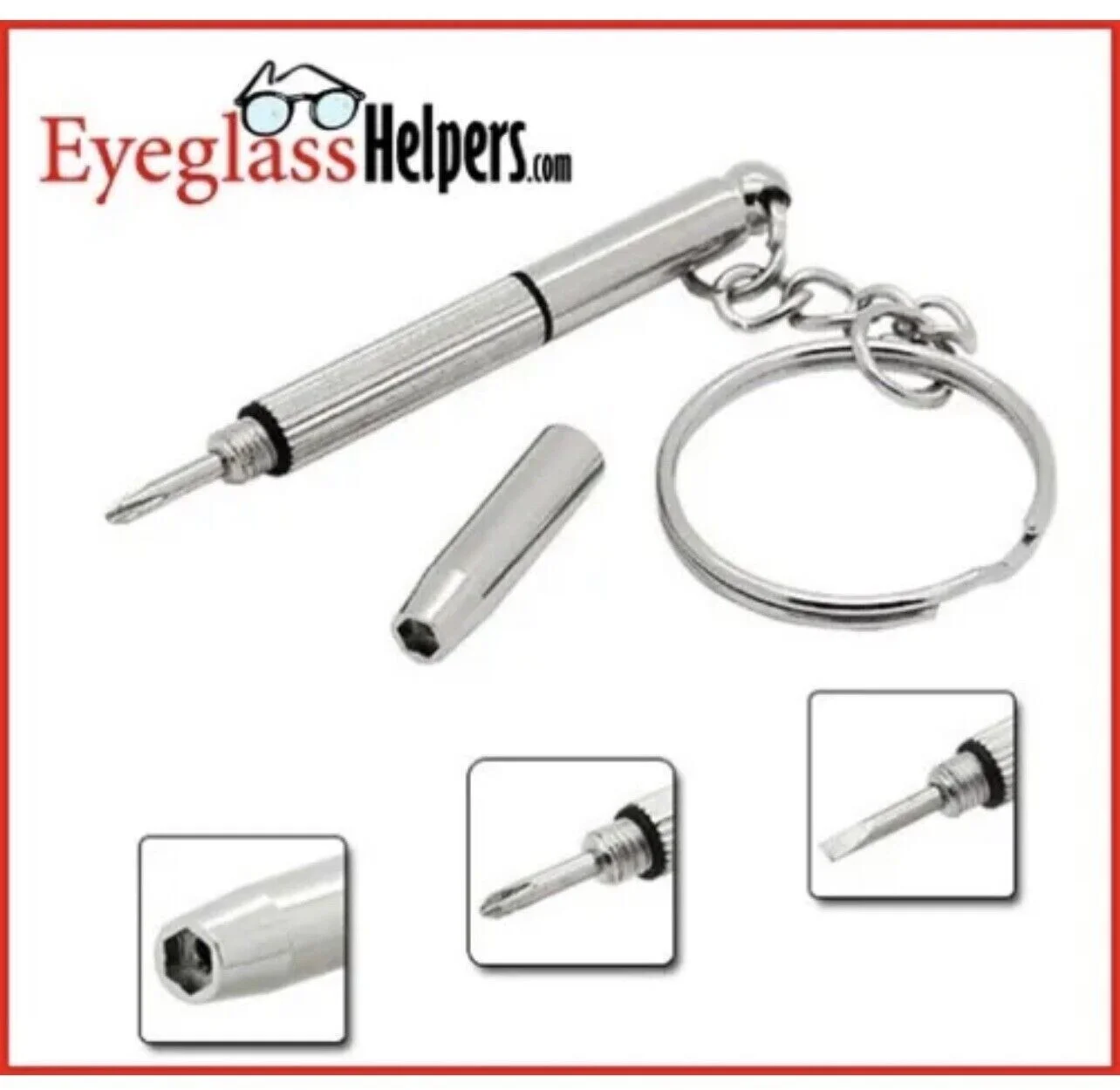 3 In1 Eyeglass Screwdriver Phone Repair Screwdriver Sunglass Repair Tool