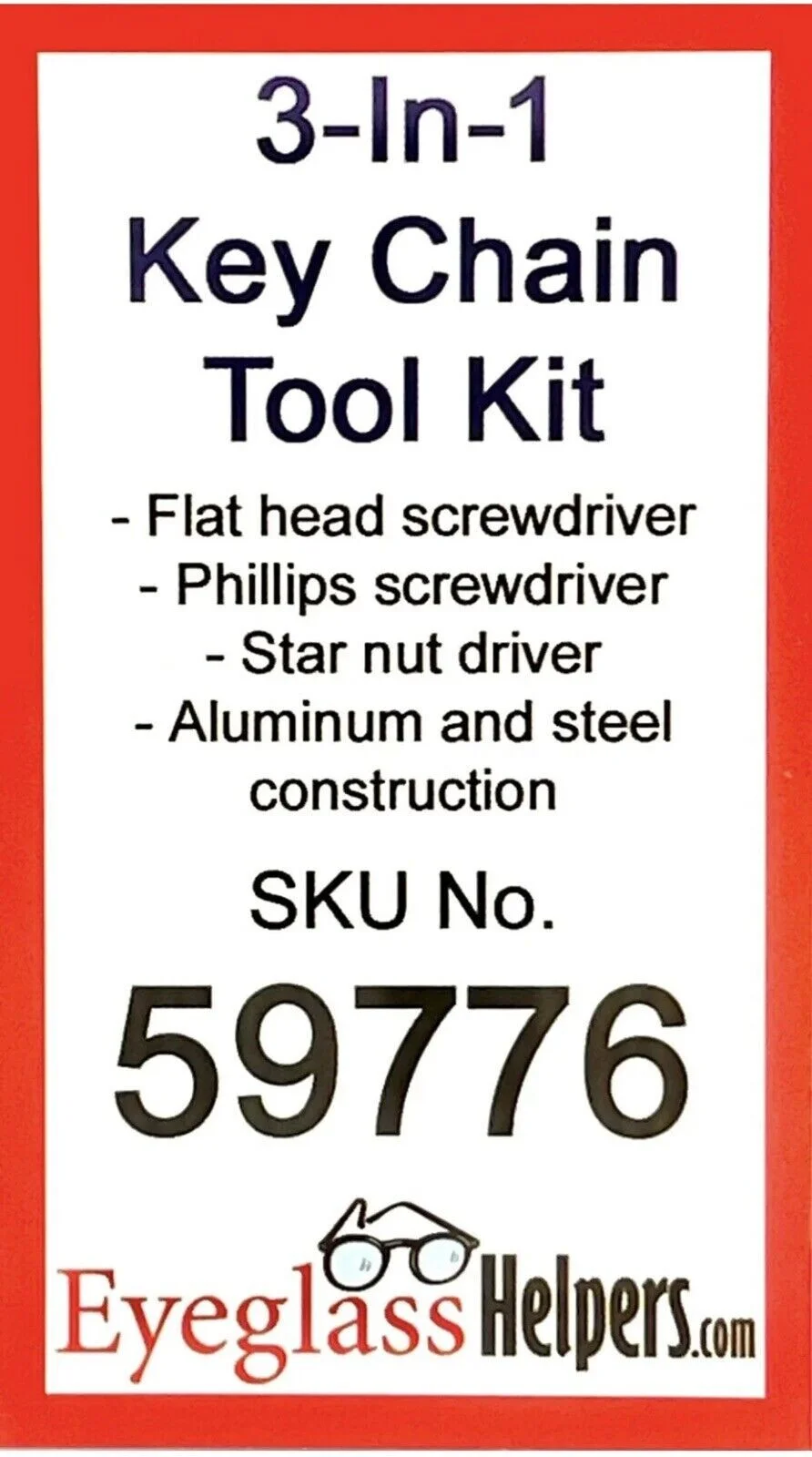 3 In1 Eyeglass Screwdriver Phone Repair Screwdriver Sunglass Repair Tool 3