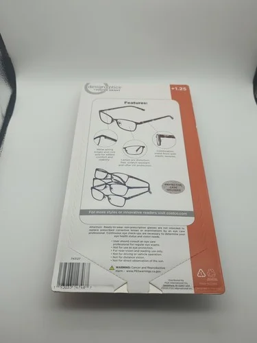 3 PACK Foster Grant Metal Reading Glasses Cheaters +1.25 Ladies Full Frame 02 4