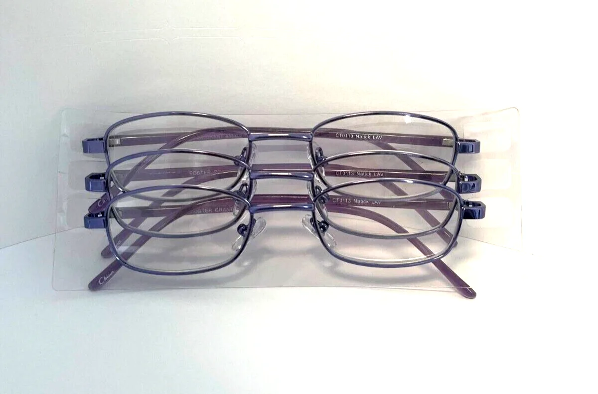 3 pack of E-Z Reader Natick Lavender Reading Glasses (Set of 3) +1.50 NEW!!!