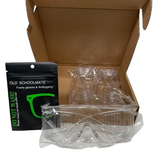 3 Pack Safety Glasses Over Eyeglasses (Anti-Fog & Scratch Resistant) Free Shipp