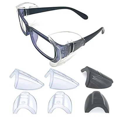 3 Pairs Eyeglasses Side Shields Fits Medium to Large Eyeglasses Frames