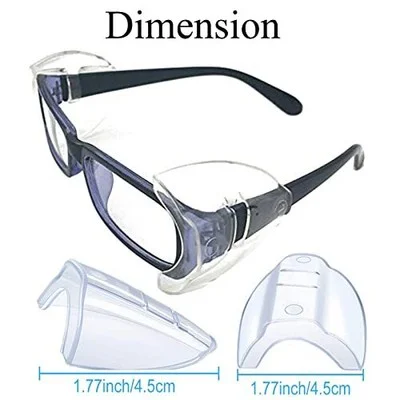 3 Pairs Eyeglasses Side Shields Fits Medium to Large Eyeglasses Frames 2