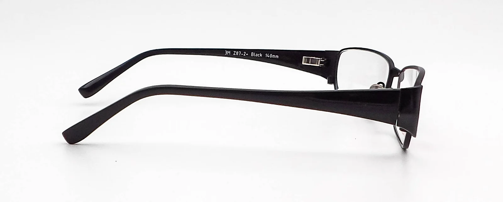 3M Urban Black Rectangle Eyeglasses Frames 57-16-140 2