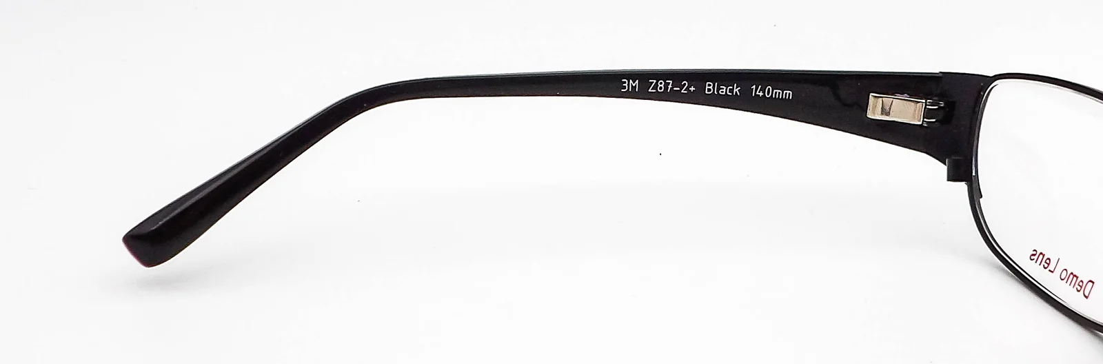 3M Urban Black Rectangle Eyeglasses Frames 57-16-140 4