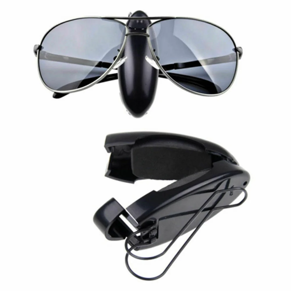 3X Car Auto Sun Visor Clip Holder For Glasses Sunglasses Eyeglass Ticket Card 3